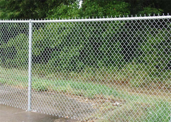 12ft 14ft Metal Chain Link Fencing Galvanized Temporary Chain Link Fence