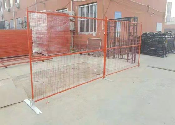 Powder Coating Movable Temporary Fencing Panels For Construction Site