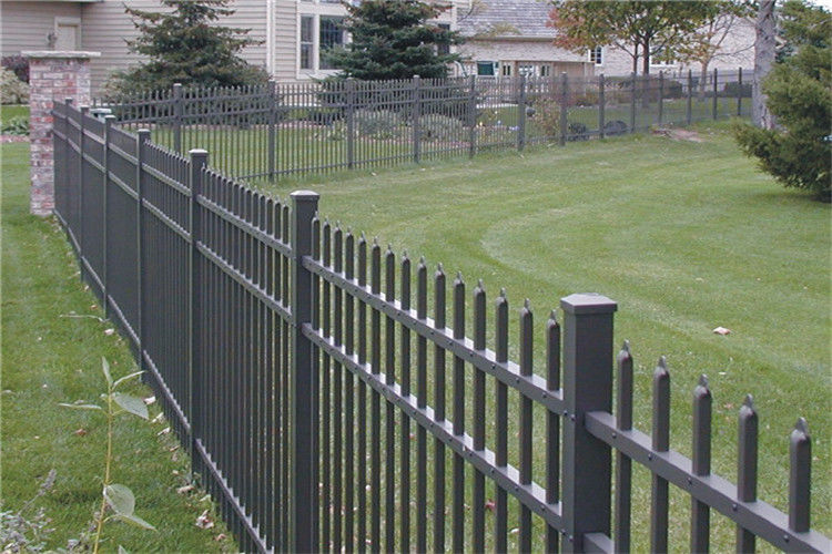 Tubular Steel Fence Aluminium Wrought Iron Fence Panels As Your Requires