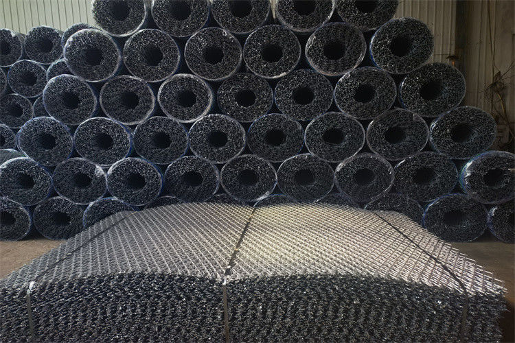 Government Buildings Diamond Opening Mesh Type Razor Wire Fence Easily Assembled